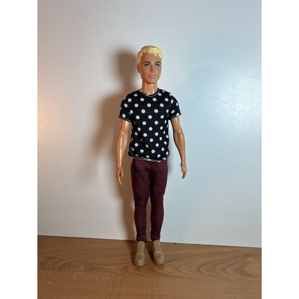 Mattel Barbie Doll Ken Fashionistas Doll Polka Dot Outfit